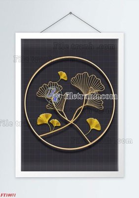 File ảnh File tranh bộ hiện đại FT10071 (gốc) in standee