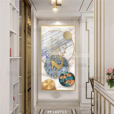 File tranh File tranh hiện đại pha lê gương FT100713 (gốc) chủ đề trẻ em