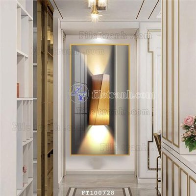 File tranh File tranh hiện đại pha lê gương FT100728 (gốc) chủ đề trừu tượng