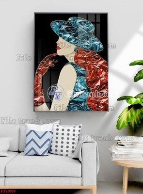 File ảnh File tranh bộ hiện đại FT10074 (gốc) in backdrop sự kiện