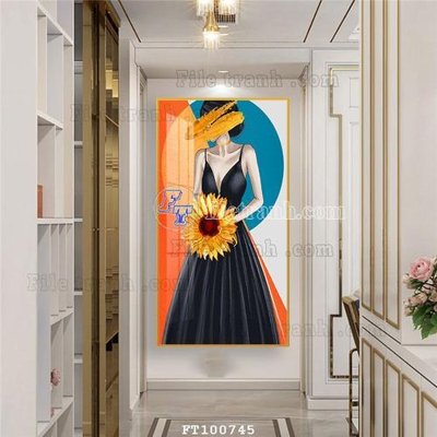 Tải file File tranh hiện đại pha lê gương FT100745 (PSD) cho in tranh kính