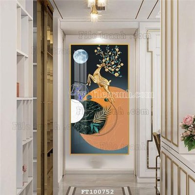 File PSD File tranh hiện đại pha lê gương FT100752 (bản gốc) độ phân giải cao