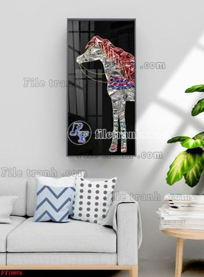 File in ấn File tranh bộ hiện đại FT10076 (bản gốc) sắc nét