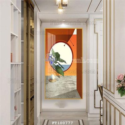 File in ấn File tranh hiện đại pha lê gương FT100777 (bản gốc) từ file gốc