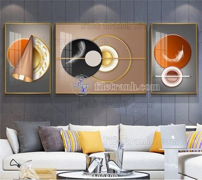 File tranh trang trí File tranh hiện đại pha lê gương FT100800 (file gốc)