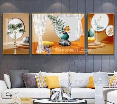 File gốc File tranh hiện đại pha lê gương FT100807 (phong cách) cổ điển