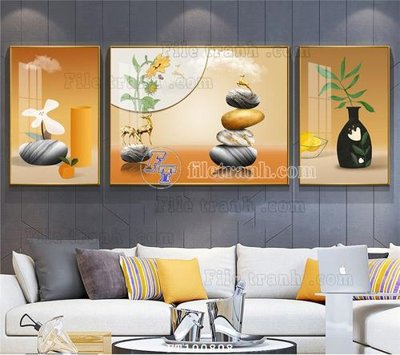 File in trần File tranh hiện đại pha lê gương FT100808 (bản gốc) trời sao