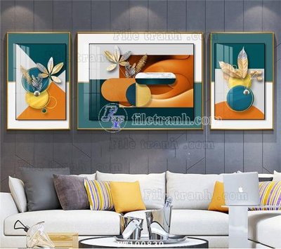 File gốc File tranh hiện đại pha lê gương FT100830 (in tráng gương) sang trọng