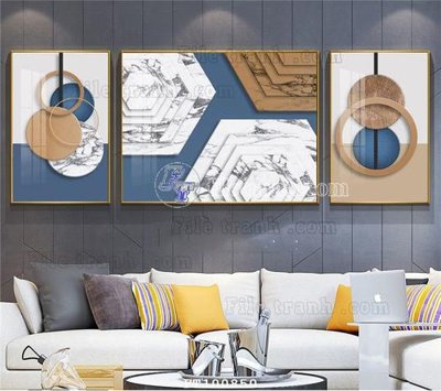 File gốc File tranh hiện đại pha lê gương FT100850 (in lụa) hoa văn cổ điển