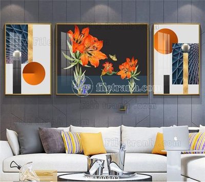 Download file gốc File tranh hiện đại pha lê gương FT100902 (in mica) 3D