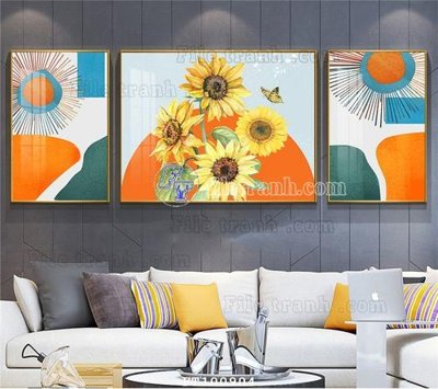 File in ấn File tranh hiện đại pha lê gương FT100904 (bản gốc) cao cấp