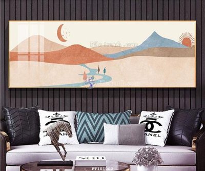 File tranh File tranh hiện đại pha lê gương FT101002 (ảnh gốc) không bị mờ