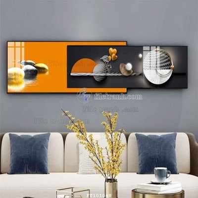 File in mica File tranh hiện đại pha lê gương FT101048 (ảnh gốc) đẹp