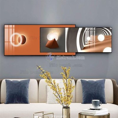 File PSD File tranh hiện đại pha lê gương FT101053 (gốc) nhiều lớp (multi-layer)