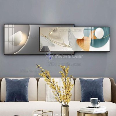 Ảnh gốc File tranh hiện đại pha lê gương FT101081 (độ nét cao) in tráng gương