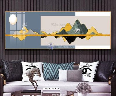 Download file File tranh hiện đại pha lê gương FT101087 (gốc) cho xưởng in
