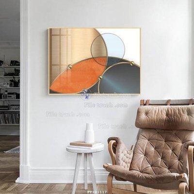 File gốc File tranh hiện đại pha lê gương FT101117 (in lụa) tranh thuận buồm