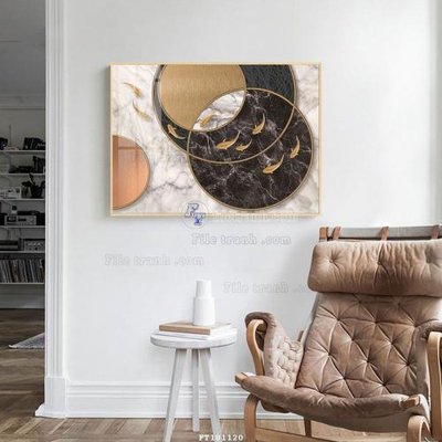 File in mica File tranh hiện đại pha lê gương FT101120 (bản gốc) siêu trong