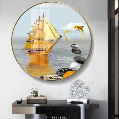 File tranh File tranh hiện đại pha lê gương FT101151 (gốc) in backlit film