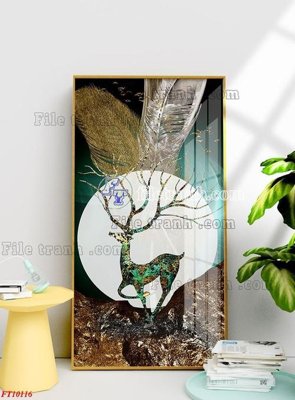 File tranh File tranh bộ hiện đại FT10116 (gốc) in film