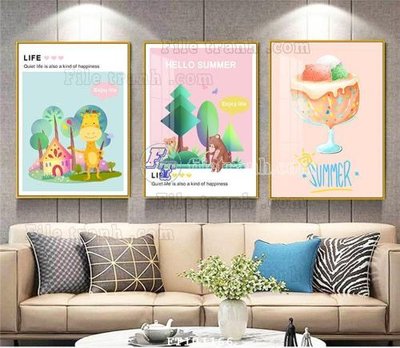 File tranh File tranh hiện đại pha lê gương FT101166 (bản gốc) in canvas