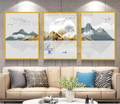 File PSD File tranh hiện đại pha lê gương FT101221 (bản gốc) cho nhà in