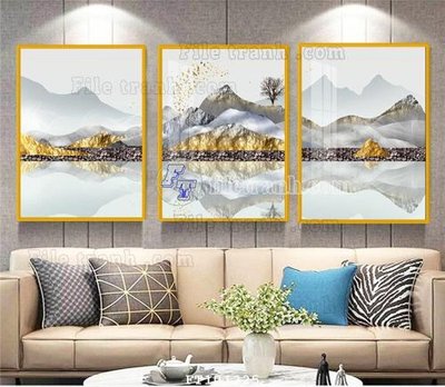 Download file ảnh gốc File tranh hiện đại pha lê gương FT101225 để in ấn