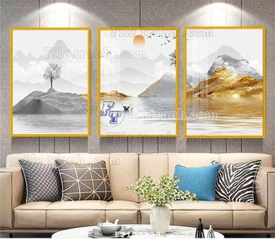 File gốc File tranh hiện đại pha lê gương FT101229 (phong cách) cổ điển