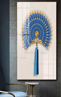 File tranh File tranh hiện đại pha lê gương FT101243 (gốc) chủ đề động vật