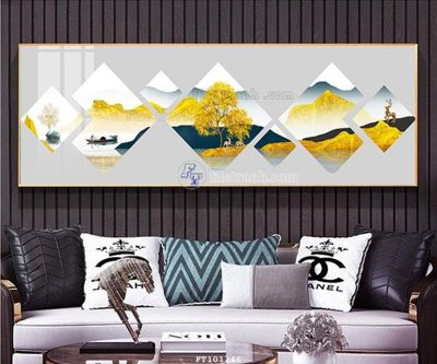 File ảnh File tranh hiện đại pha lê gương FT101246 (gốc) cho trang trí nội thất