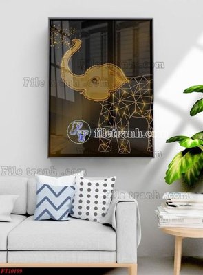 File tranh File tranh bộ hiện đại FT10199 (bản gốc) in lụa 5D