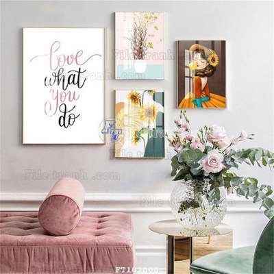 File PSD File tranh hiện đại pha lê gương FT102000 (bản gốc) dễ dàng edit