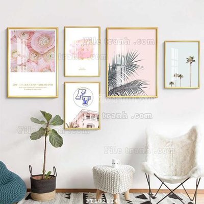 File gốc in ấn File tranh hiện đại pha lê gương FT102014 (sẵn sàng tải về)