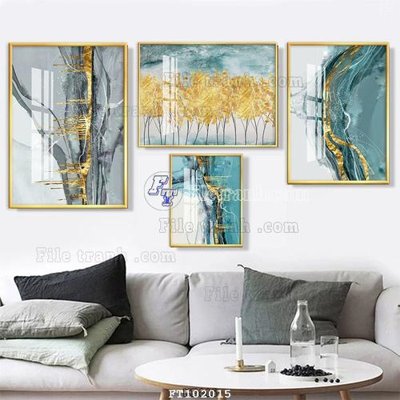 File gốc File tranh hiện đại pha lê gương FT102015 (dành cho quảng cáo)