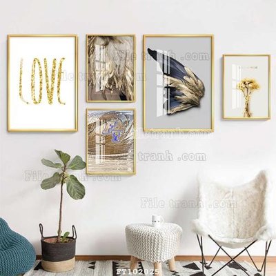 Tải file File tranh hiện đại pha lê gương FT102025 (gốc) in tranh tráng gương