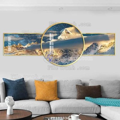 File gốc File tranh hiện đại pha lê gương FT102036 (cho in ấn) từ Filetranh.com