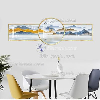 File gốc File tranh hiện đại pha lê gương FT102039 (ảnh chi tiết) để in lụa