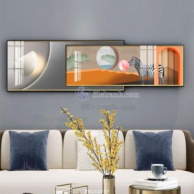 Download file File tranh hiện đại pha lê gương FT102077 (gốc) cho xưởng in