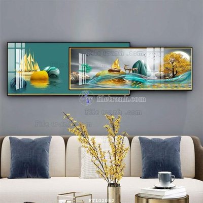 Download file File tranh hiện đại pha lê gương FT102082 (chuẩn in) chất lượng cao