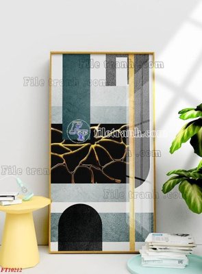 File tranh File tranh bộ hiện đại FT10212 (ảnh gốc) không bị mờ
