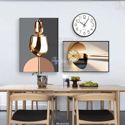 File tranh in mica File tranh hiện đại pha lê gương FT102130 (độ phân giải cao)