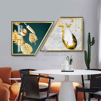 File gốc File tranh hiện đại pha lê gương FT102137 (ảnh rõ nét) để in