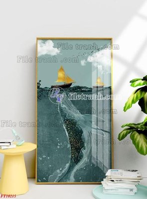 File gốc File tranh bộ hiện đại FT10215 (AI/EPS) cho in ấn