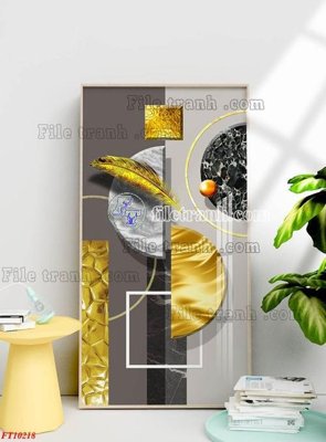 File tranh File tranh bộ hiện đại FT10218 (gốc) chủ đề thiên nhiên