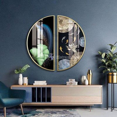 File in mica File tranh hiện đại pha lê gương FT102187 (bản gốc) làm vách ngăn