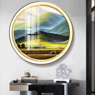 File gốc File tranh hiện đại pha lê gương FT102192 (in lụa) trang trí tường