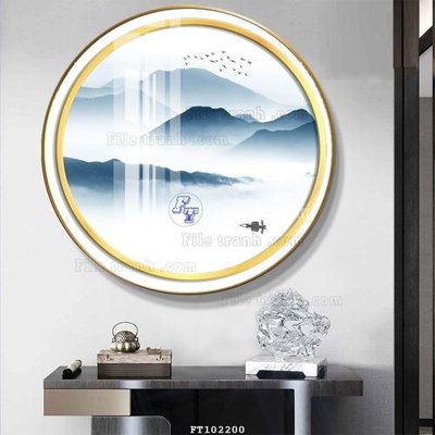 File in trần File tranh hiện đại pha lê gương FT102200 (bản gốc) trời sao