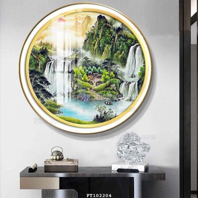 File in lụa File tranh hiện đại pha lê gương FT102204 (chất lượng cao) File tranh hiện đại pha lê gương FT102204