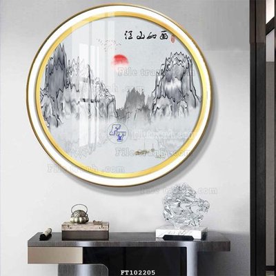 Tải file File tranh hiện đại pha lê gương FT102205 (gốc) in nhanh