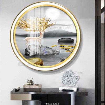 File tranh gốc File tranh hiện đại pha lê gương FT102212 (bản quyền) độc đáo